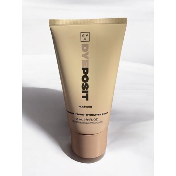 GYD DyePosit Color Depositing Mask (Platinum) Hydrate bond 4 Fl Oz New Sealed - Picture 1 of 2